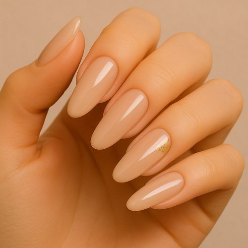 Glossy Nude Elegance