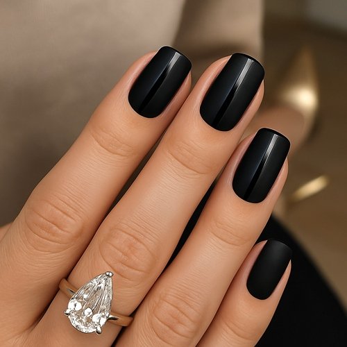 Matte Black Elegance
