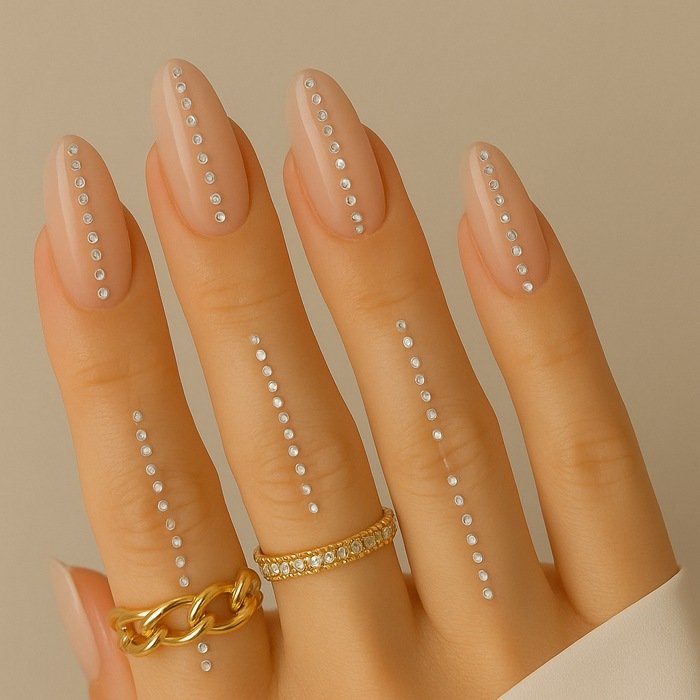 Sparkling Vertical Lines
