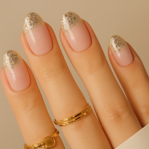 Glitter French Tips