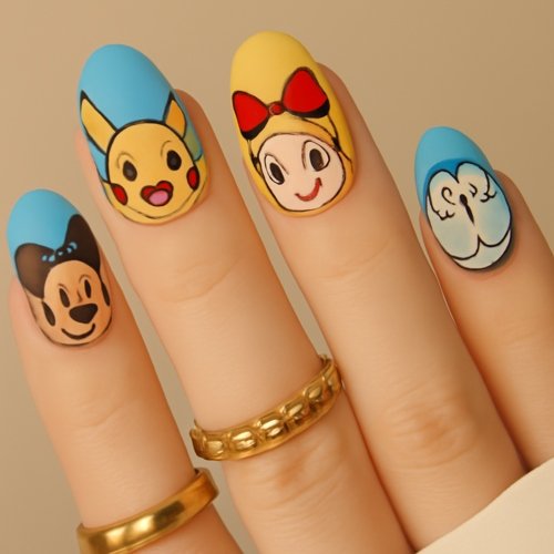 Cartoon Art Nails