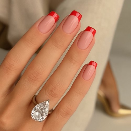 Bold Red Tips