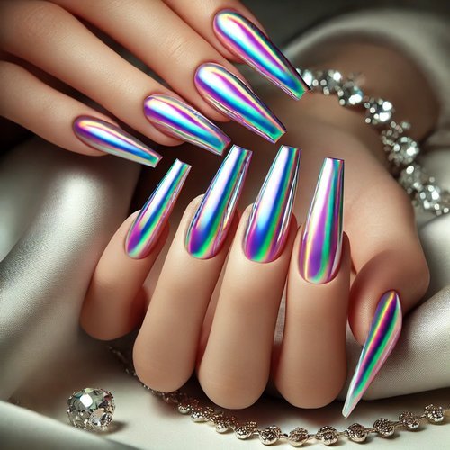 Holographic Coffin Nails