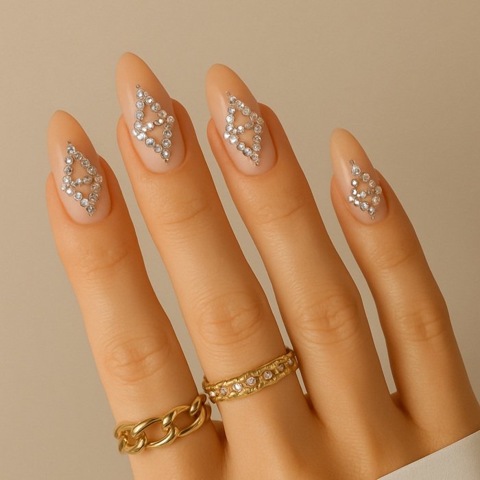 Geometric Rhinestone Patterns
