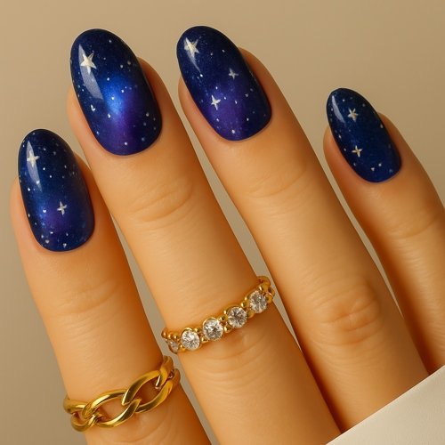 Galaxy Glam Nails
