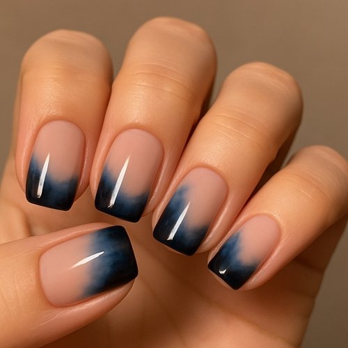 Smoky Blue and Black Tips