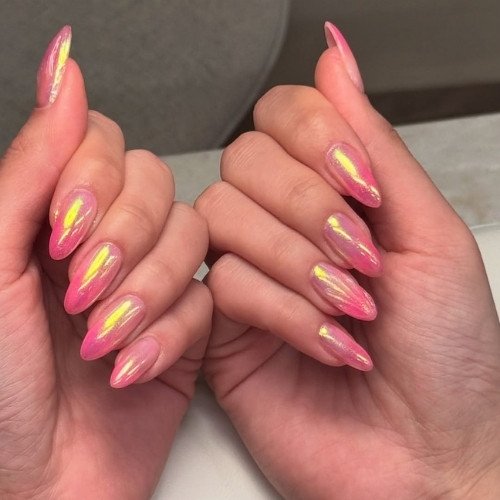 Blush Pink Chrome