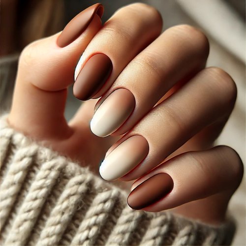 Chocolate to Cream Ombre