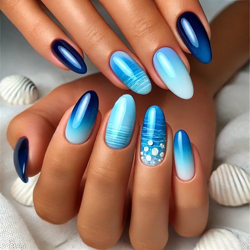 Blue Ocean Ombre