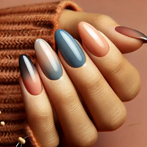 Ombre Almond Chic