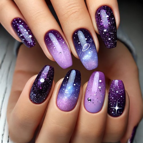 Purple Galaxy Ombre
