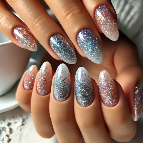 Glitter Gradient Almonds