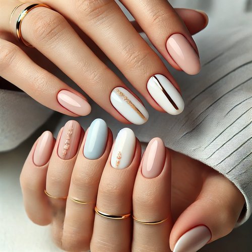 Minimalist Oval Nails