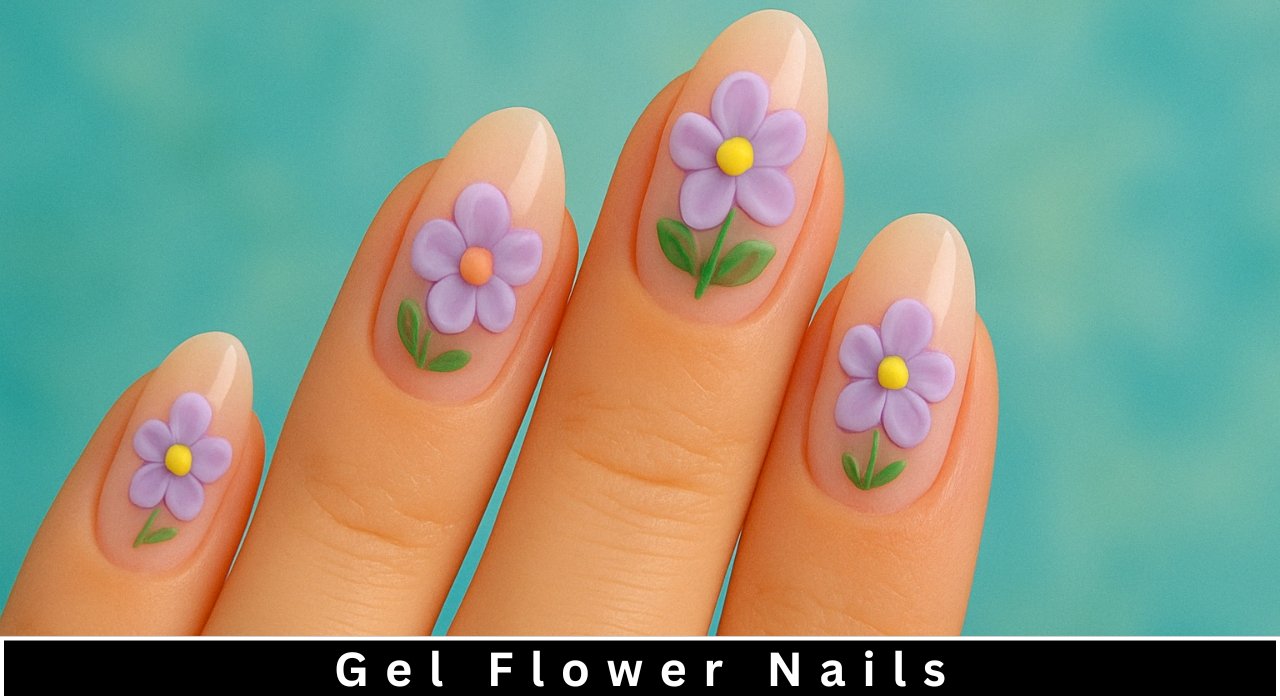 Gel Flower Nails