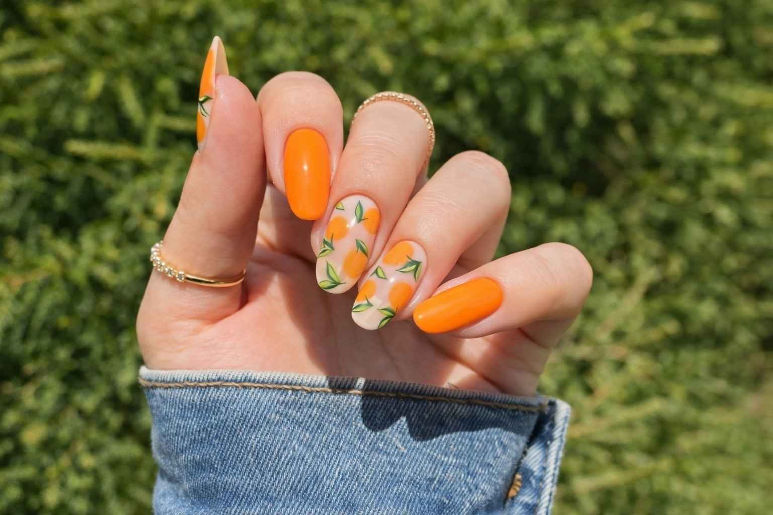 Orange Nail Ideas