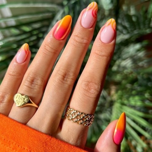 Swirl French Tips