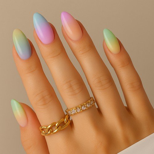 Pastel Dream Aura Nails