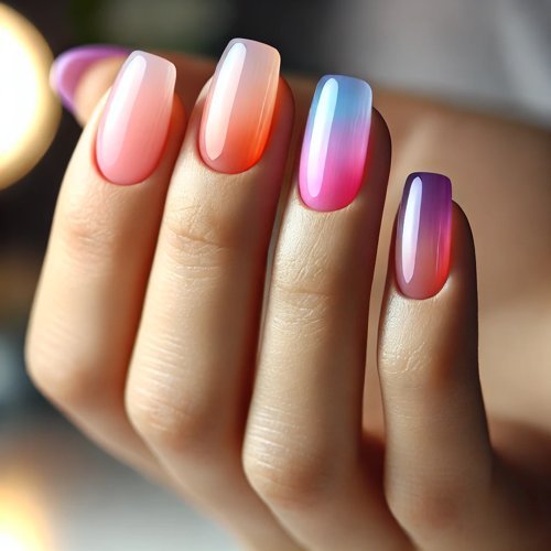 Ombre Jelly Nails