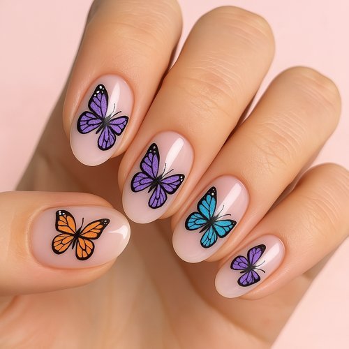 Butterfly Nail Art