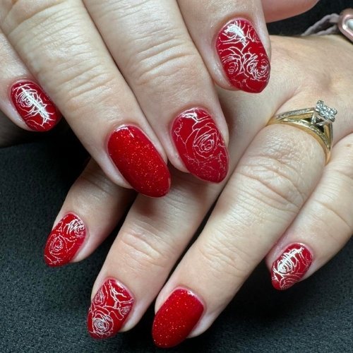 Crimson Rose Elegance
