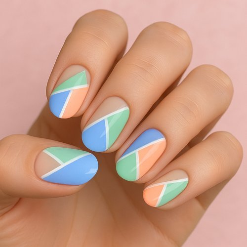 Geometric Spring Nails