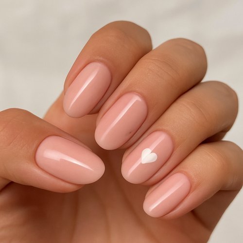 Heart Accent Nail