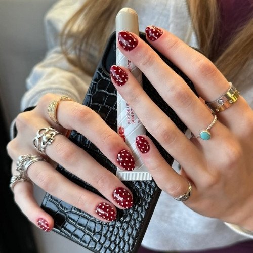 Red Velvet Polka Dots
