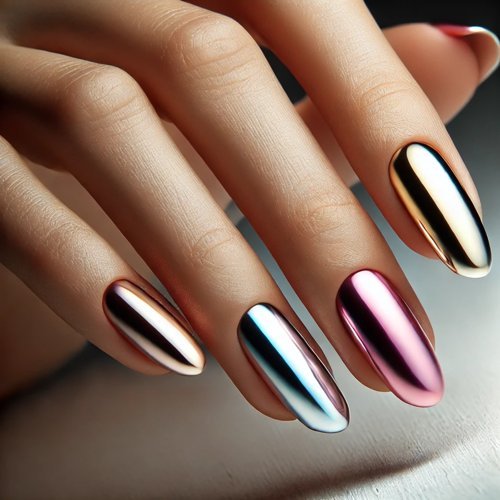 Chrome Finish Nails