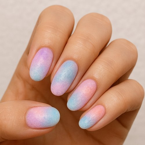 Sponge Effect Nails
