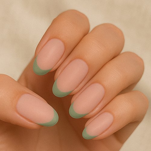 French Tip with a Twist of Color
