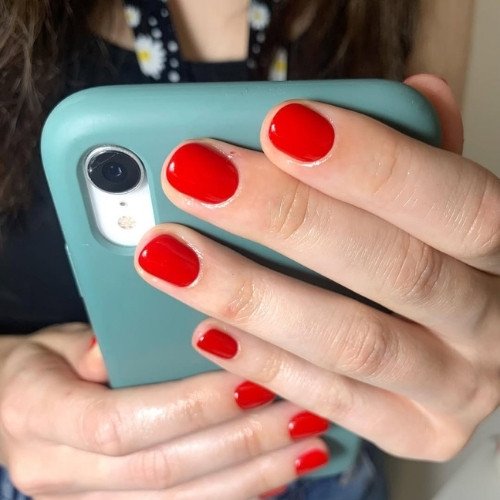 Classic Vibrant Nails
