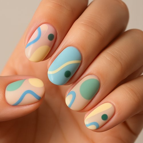 Abstract Nail Art