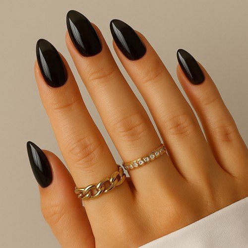 Black Jelly Nails