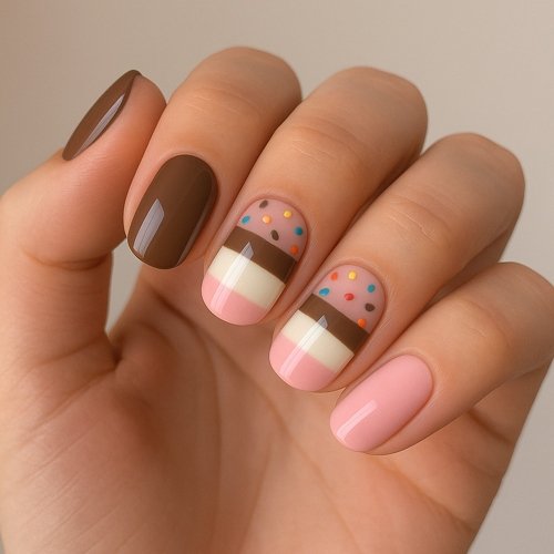 Neapolitan Delight Nails