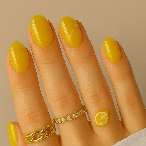 Lemonade Jelly Nails