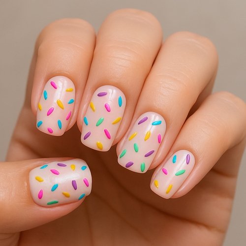 Sprinkles Explosion Nails