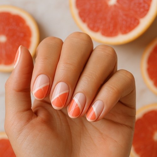 Grapefruit Geometric