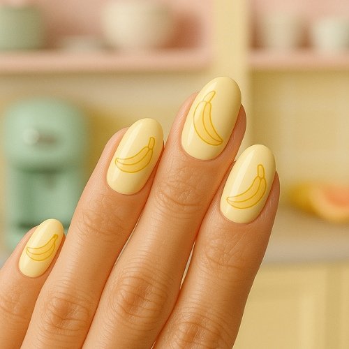 Banana Cream Nails