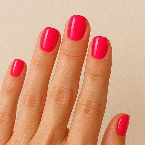 Hot Pink Nails