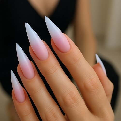 Ombré Stiletto Nails