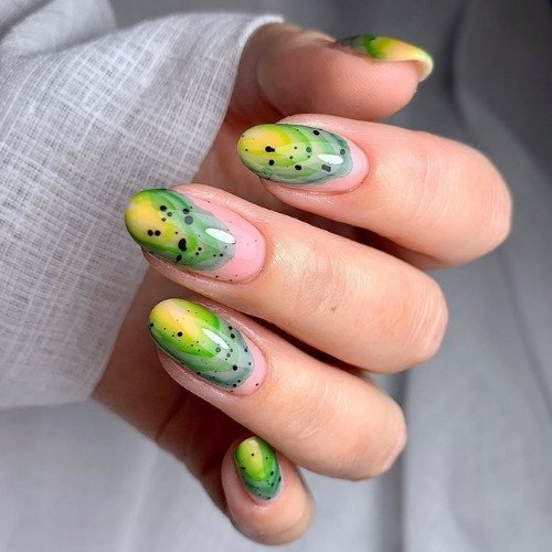 Kiwi Slice Nails