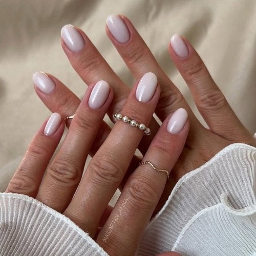 Coconut Cream Nails