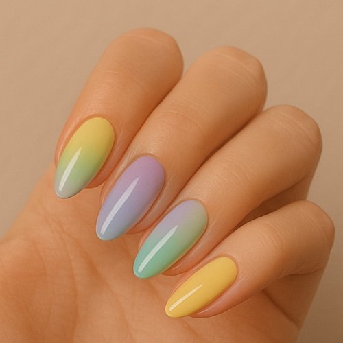 Pastel Ombré with Butter Yellow