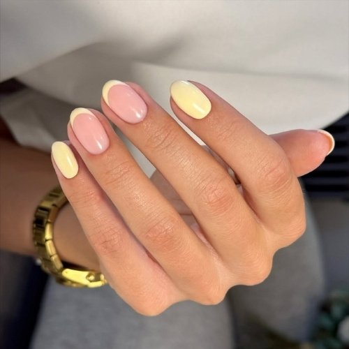 Blush Mix Nails
