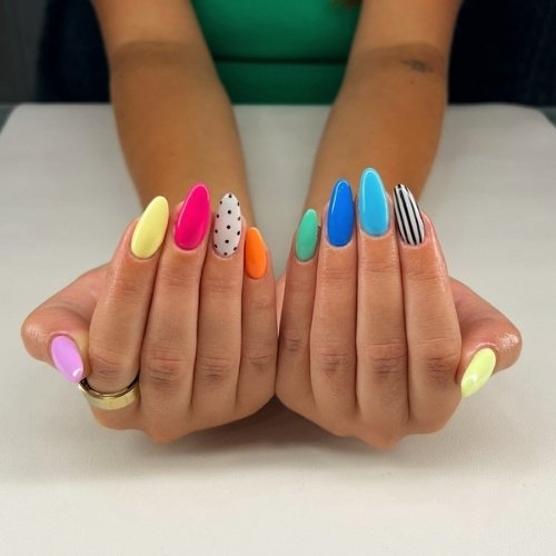 Color Pop Mix Nails