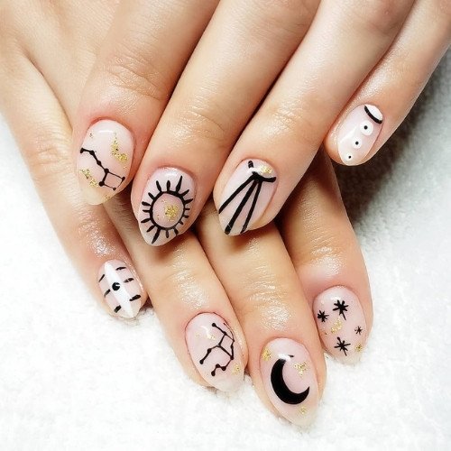 Cosmic Nail Art