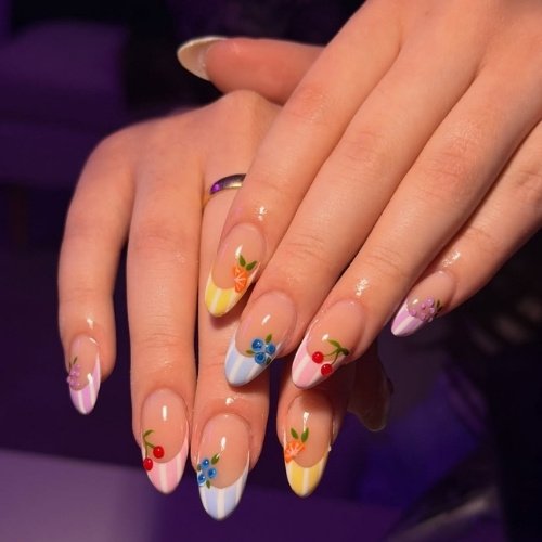 Fruit French Tips