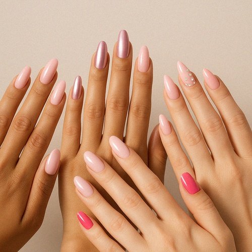 Pink Nail Shapes That Work Best