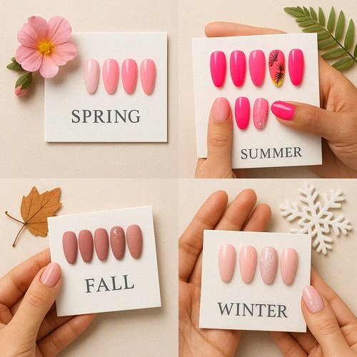 Seasonal Pink Nail Inspiration