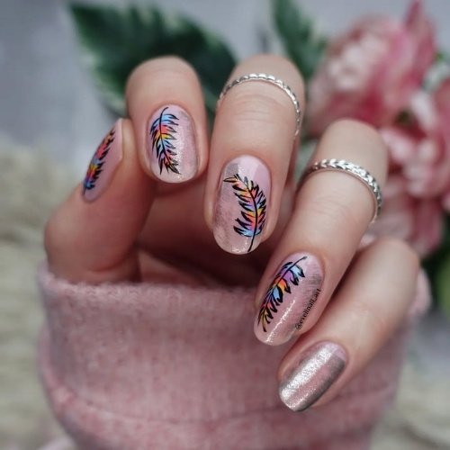 Rainbow Feather